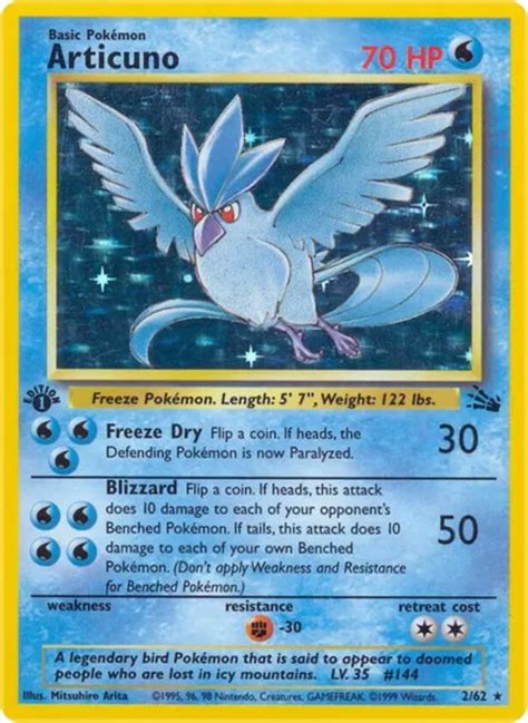 The Most Valuable Articuno Pokemon TCG Cards